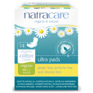 Natracare Organic Cotton Ultra Pads Regular, 14 Pieces