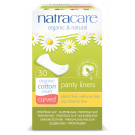 Natracare Organic Cotton Panty Liners Curved, 30 Pads