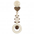 Heimess Wooden Baby Clip Toy Bear Nature