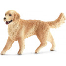 Schleich Farm World Golden Retriever Female Animal Toy Figure 