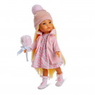 Berjuan Fashion Girls Doll Blonde, 35cm with rosa hearts