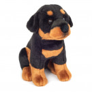 Teddy Hermann Soft toy Dog Rottweiler sitting, 30cm
