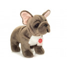 Teddy Hermann Soft toy Dog English Bulldog grey standing, 30cm