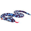 Teddy Hermann Soft toy Snake blue purple, 175cm
