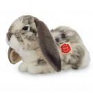 Teddy Hermann Soft toy Rabbit, 30cm lying grey