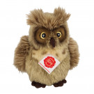 Teddy Hermann Soft toy Owl, 17cm brown