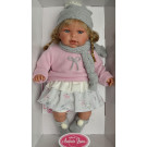 Antonio Juan Any Bufanda Gris Soft Body Doll, 37cm blond