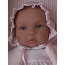 Asivil Baby Doll Soft Body Lea, 46cm white-rosa dress