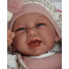 Antonio Juan Soft touch Baby Doll Carla, 40cm with bird blanket