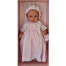 Asivil Baby Doll Soft Body Lea, 46cm in pink dress