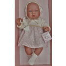 Asivil Baby Doll María, 43cm in beige