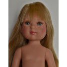 Vestida de Azul Carlota Doll Naked, 28cm blonde