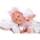 Antonio Juan Soft touch Baby Doll RN Cojín, 40cm with butterfly