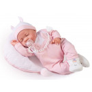 Antonio Juan Soft touch Baby Doll Luna, 40cm sleeping with moon