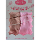 Antonio Juan Baby doll socks 40-42cm pink