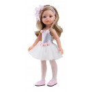 Paola Reina Las Amigas Dress Carla white ballerina, 32cm