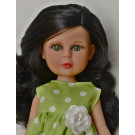 Vidal Rojas Little Naia Spanish Black Hair, 35cm in green