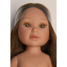 Vestida de Azul Paulina Doll Naked, 33cm brunette