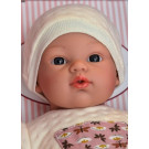 Asivil Koke Baby Soft Doll, 36cm in purple shirts