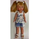 Vestida de Azul Carlota Doll, 28cm