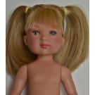 Vestida de Azul Carlota Doll Naked, 28cm blonde