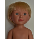 Vestida de Azul Paul Doll Naked, 33cm blond