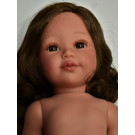 Vestida de Azul Coral Doll Naked, 45cm brunette