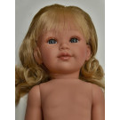 Vestida de Azul Coral Doll Naked, 45cm blond