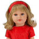 Vestida de Azul Coral Doll, 45cm in red