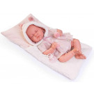 Antonio Juan Soft touch Baby Doll Luna, 40cm sleeping in bag
