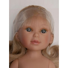 Vestida de Azul Paulina Doll Naked, 33cm blonde fringe