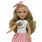 Vidal Rojas Mari Doll, 41cm in Pin Up fashion dress