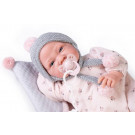 Antonio Juan Soft touch Baby Doll Nacida Saco, 40cm in sleeping bag
