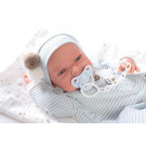 Antonio Juan Leo Baby Boy Doll, 42cm with stars blanket