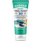 Badger Balm SPF 30 Baby Sunscreen Cream Chamomile/Calendula Clear Zinc, 87ml