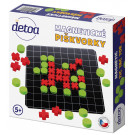 DETOA Wooden Magnetic Tic Tac Toe Board Game travel version