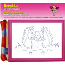 Beruska Kids' Embroidery Set Rectangle Hedgehogs