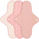 Imse Vimse Cloth Menstrual Pads Night, 3 pieces Blossom