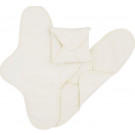Imse Vimse Cloth Menstrual Pads Night, 3 pieces natural
