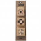 MIK Wooden Brain Teaser IQ Trio Gift Set