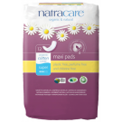 Natracare Organic Cotton Maxi Pads Super, 12 Pieces