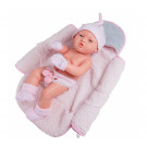 Paola Reina Pikolin Baby Girl Doll Gris y Rosa, 36cm