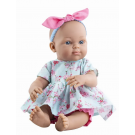 Paola Reina Minipikolina Baby Girl Doll, 32cm in blue