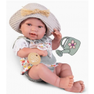 Antonio Juan Recién Nacida Pipa planta y cuida la naturaleza Baby Doll, 42cm with hair
