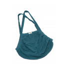 Tierra Verde String Bag from organic cotton thick, cyan