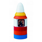 DETOA Wooden Stacking Toy Mole in Space Shuttle