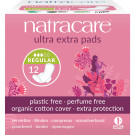 Natracare Organic Cotton Ultra Extra Pads Normal, 12 Pieces