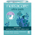 Natracare Organic Cotton Ultra Pads Long, 10 Pieces