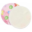 Anavy Nursing Pads Leak-Proof PUL cream / flowers and bubbles, 1 pair