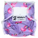 Anavy Cloth Doll Diaper Flamingos
